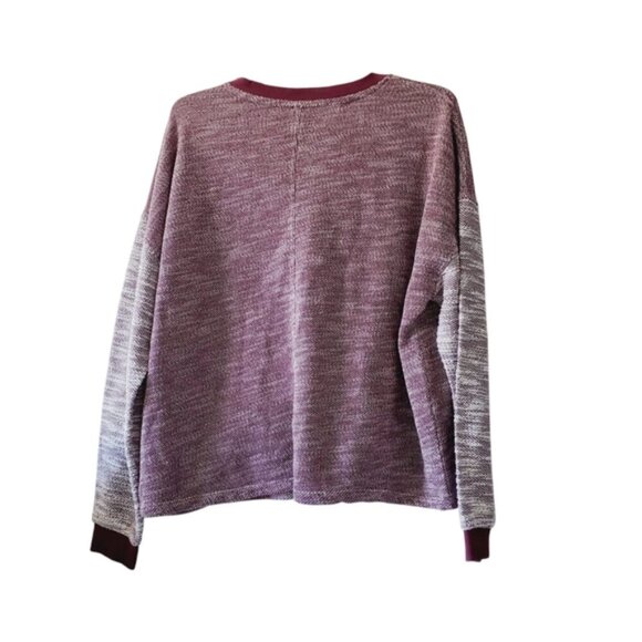 Calvin Klein Performance V Neck Heathered Lounge Active Sweater 1X - Picture 4 of 8